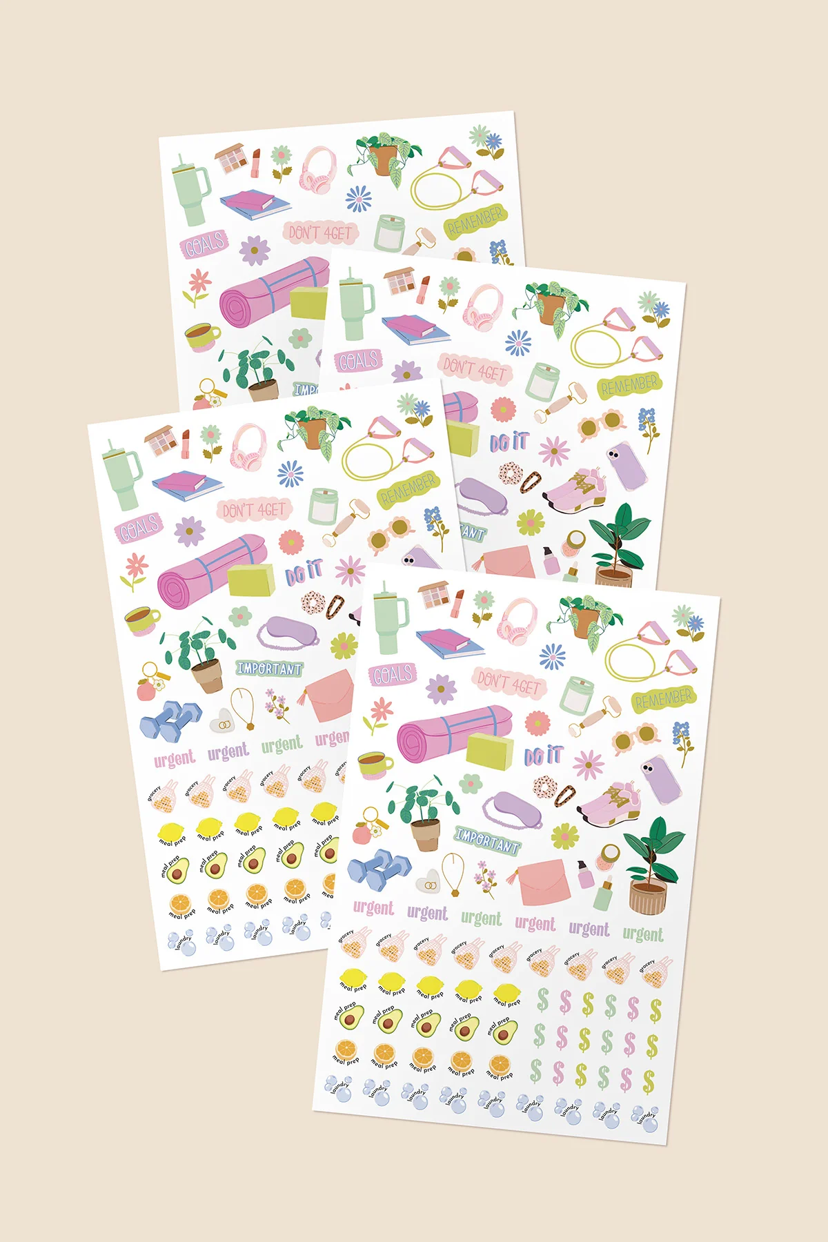 2026 Fit Planner + Stickers - Black Metallic - Image 3