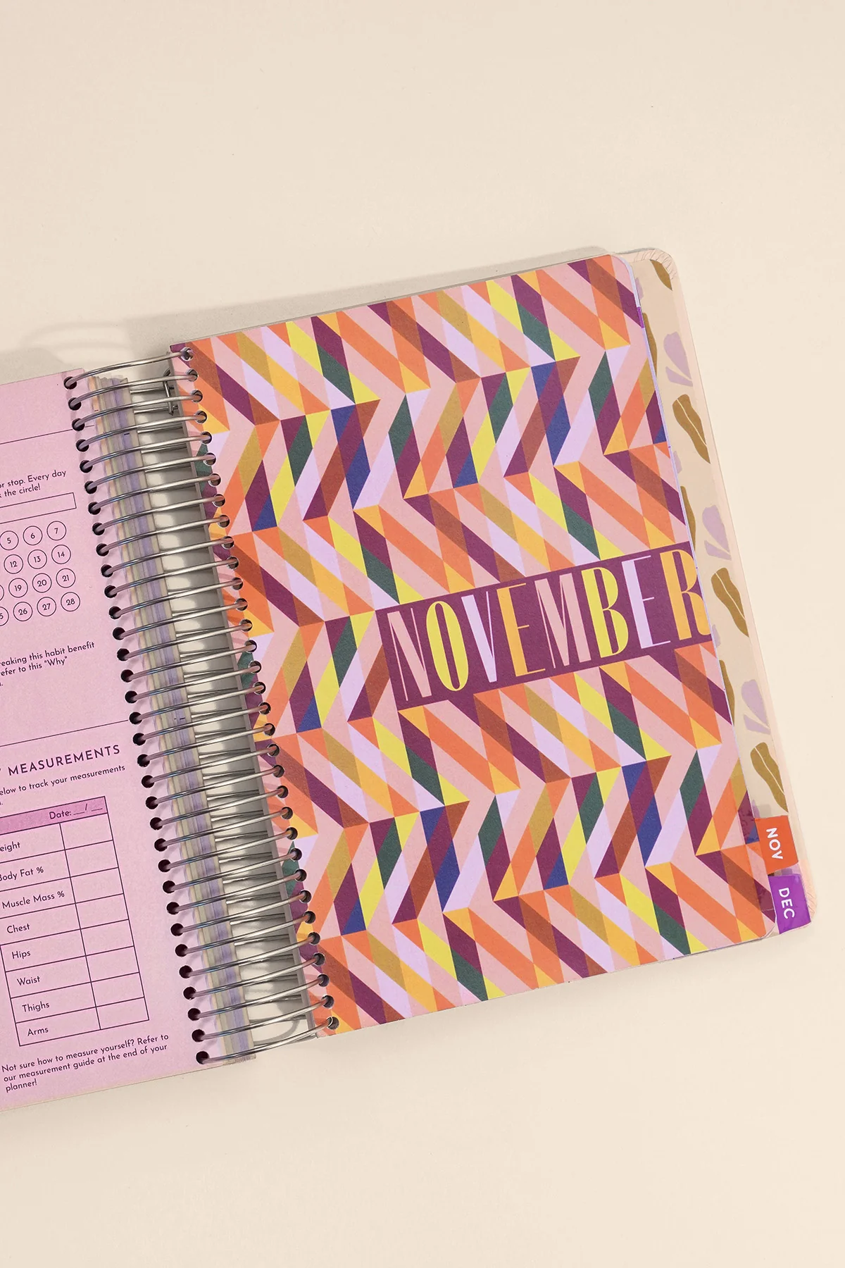 2026 Fit Planner + Stickers - Multicolor Floral - Image 15