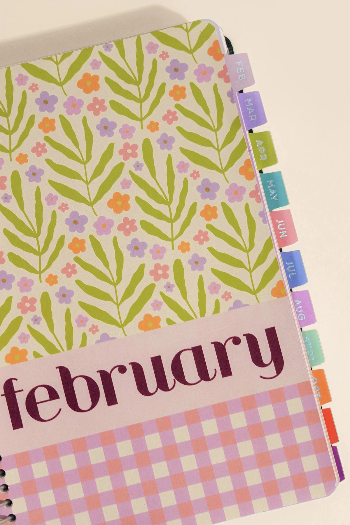 2026 Fit Planner + Stickers - Multicolor Floral - Image 6