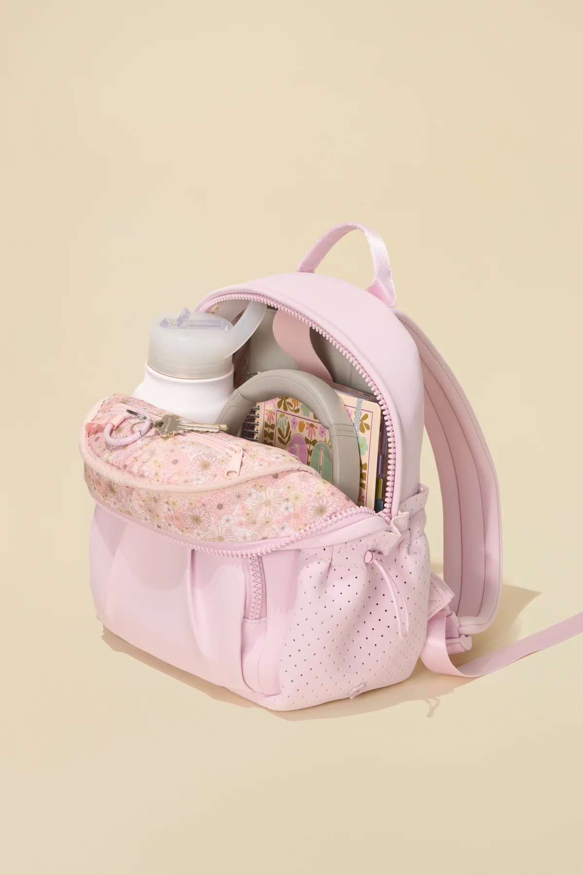 Amara Mini Backpack - Baby Pink - Image 4