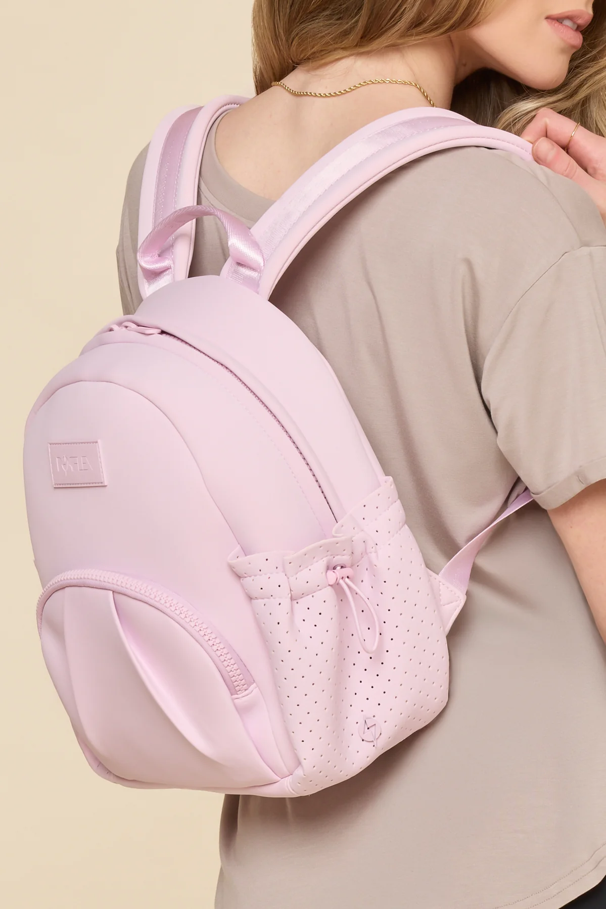 Amara Mini Backpack - Baby Pink - Image 7