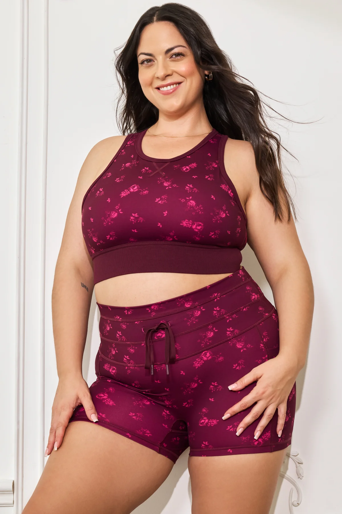 Cargo Booty Short with Pockets - Fleur d'amour - Image 5