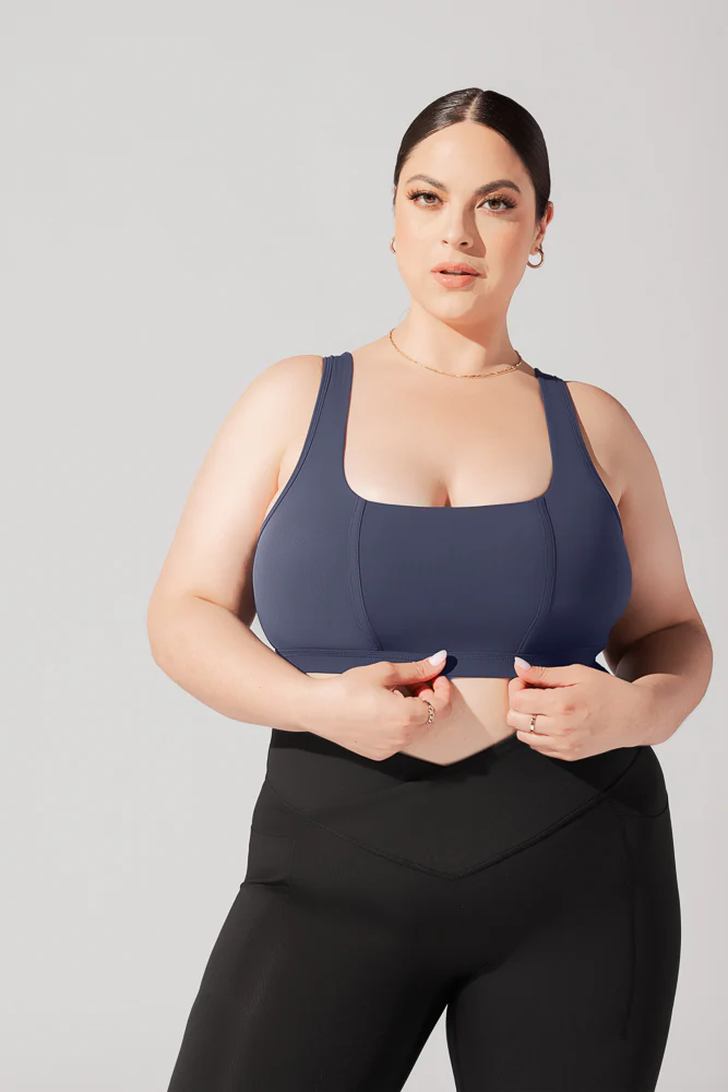 Corset Bra - Navy - Image 4