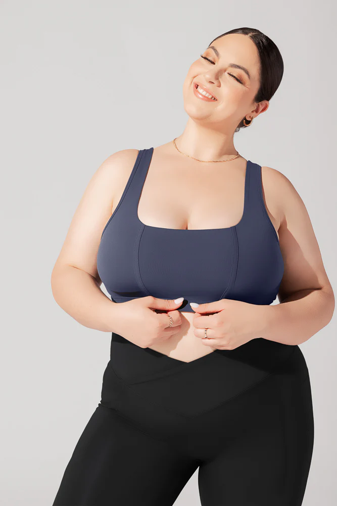 Corset Bra - Navy - Image 5