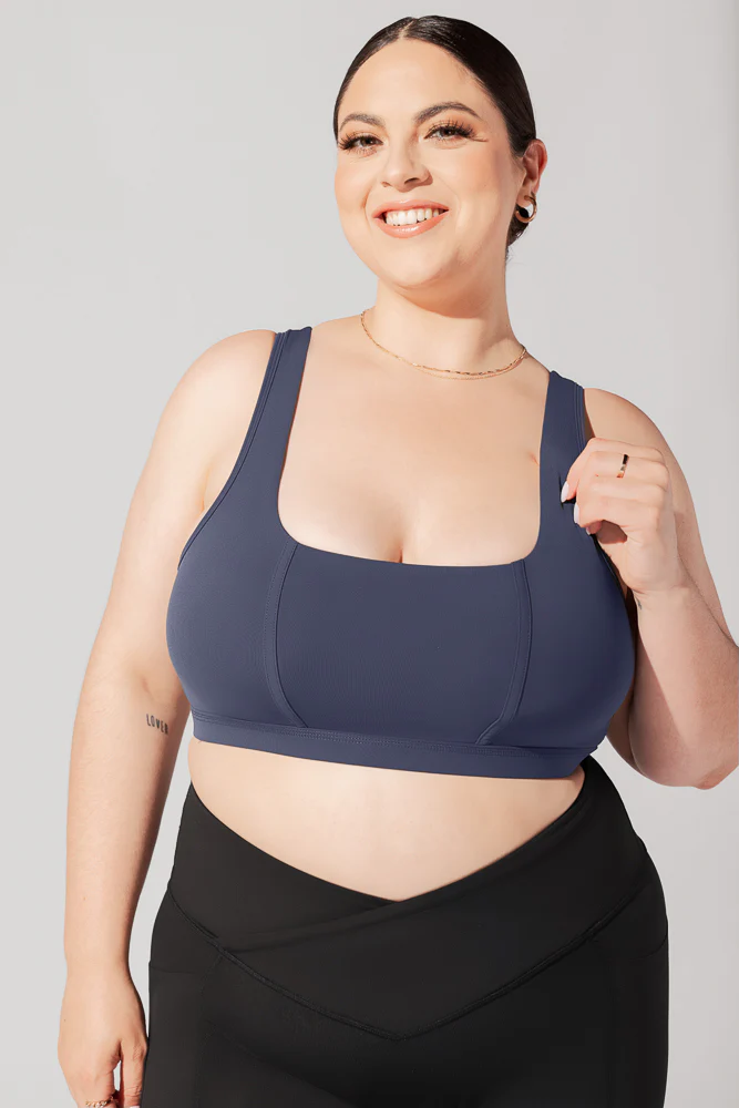 Corset Bra - Navy - Image 7