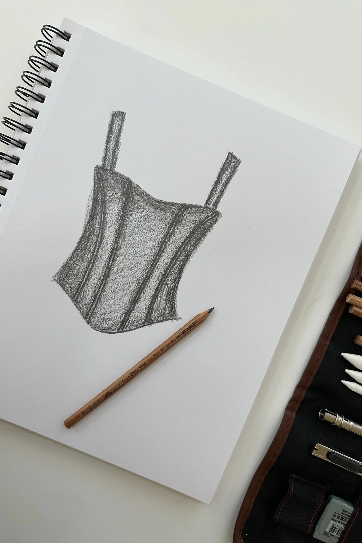 Corset Cami - Black - Image 3