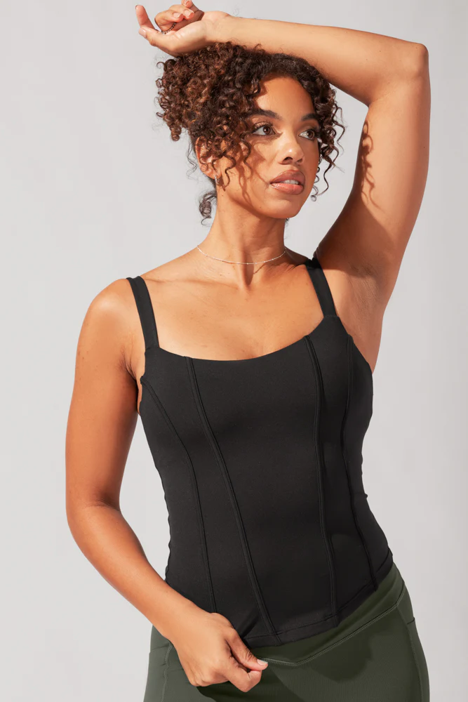 Corset Cami - Black - Image 5