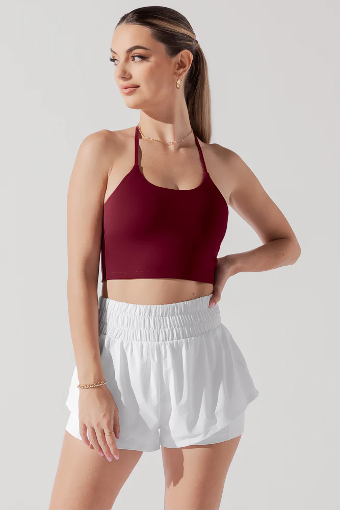 Flexy Crop Top - Crimson - Image 4