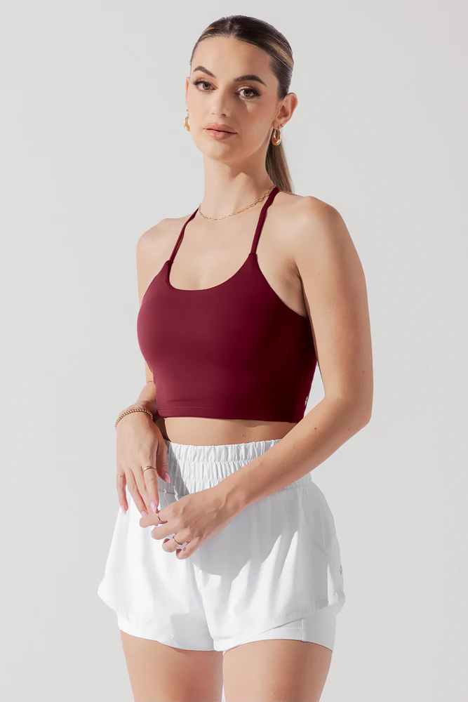 Flexy Crop Top - Crimson - Image 5