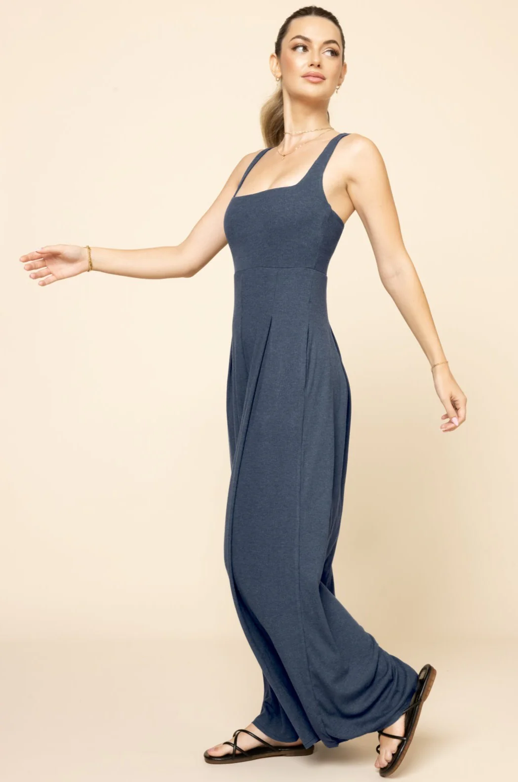 Go with the Flow Jumpsuit - Stormy Weather - Image 8