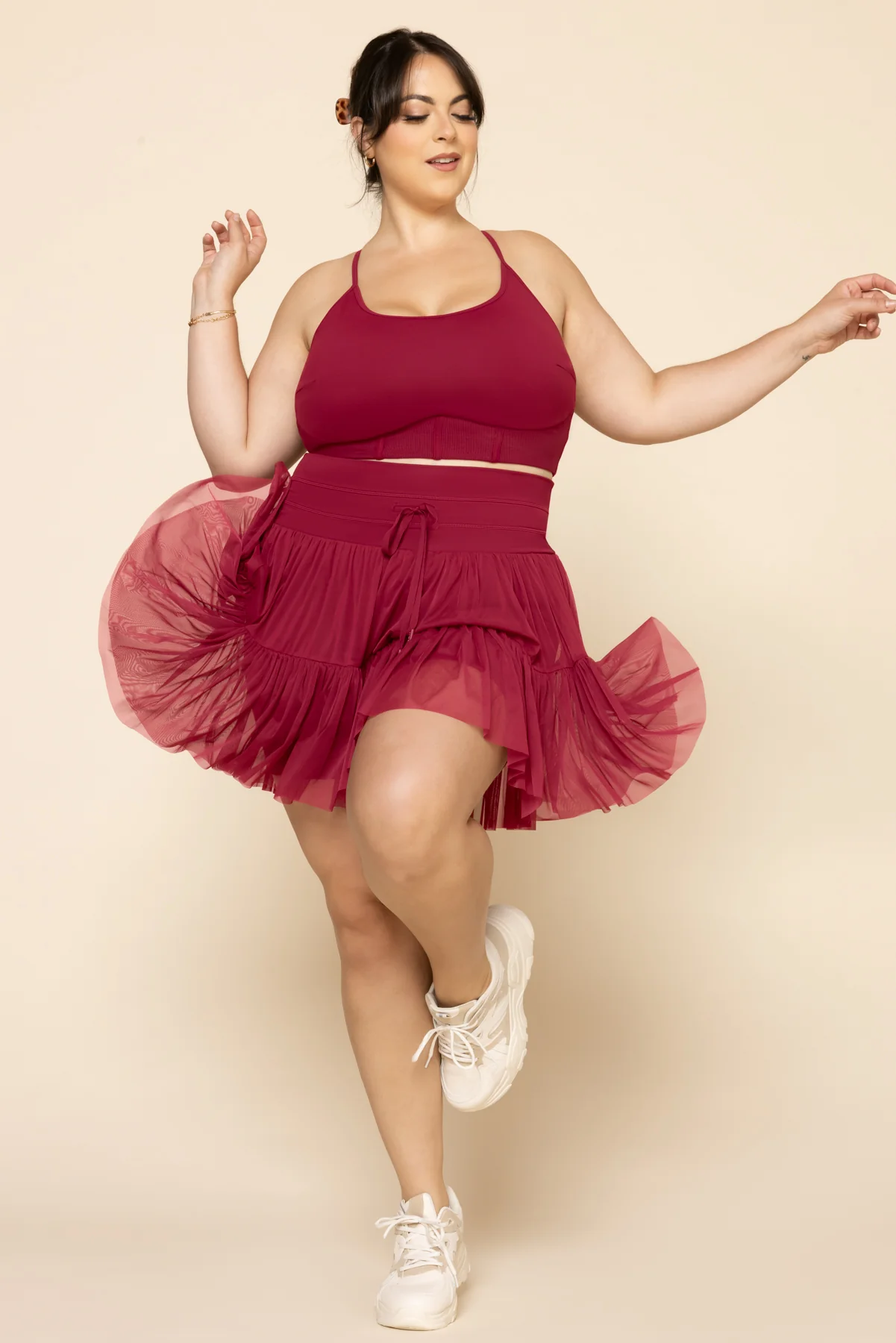 Pirouette Skort - Ruby - Image 3