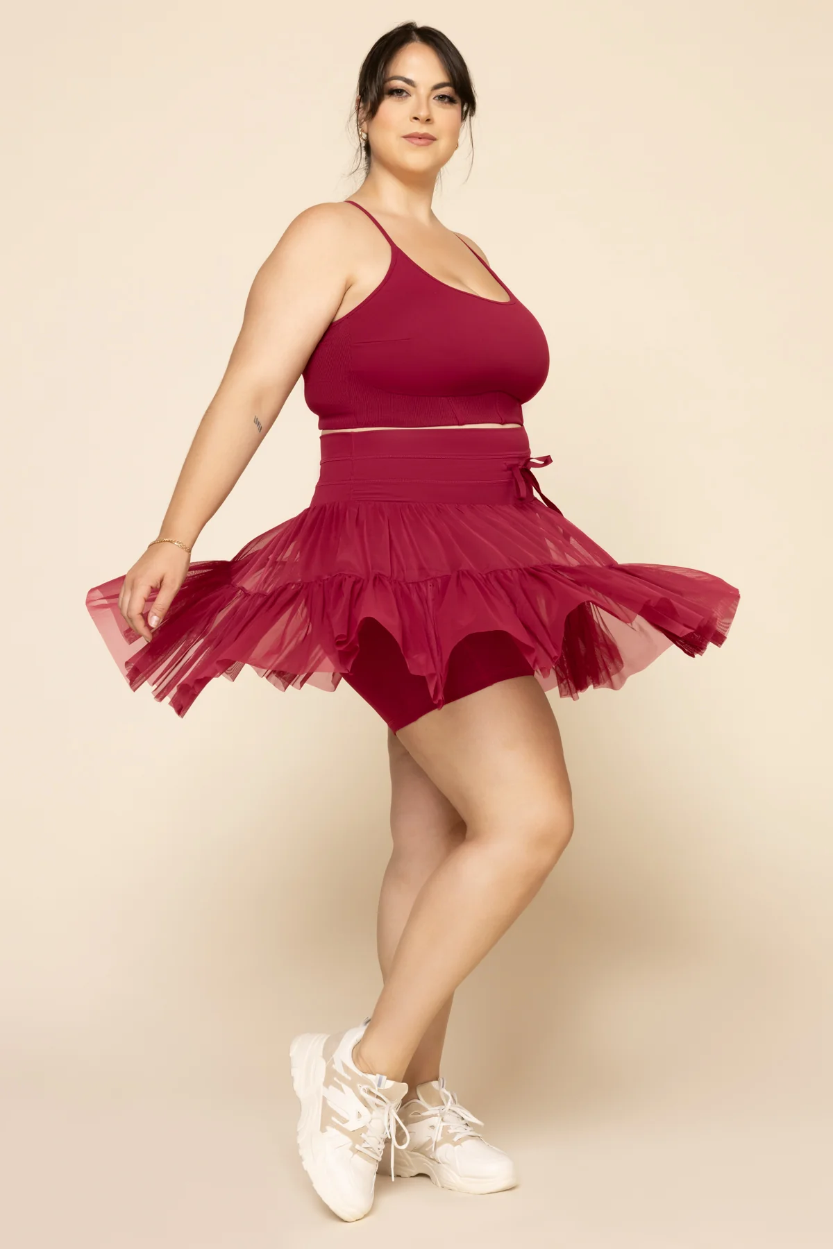 Pirouette Skort - Ruby - Image 6