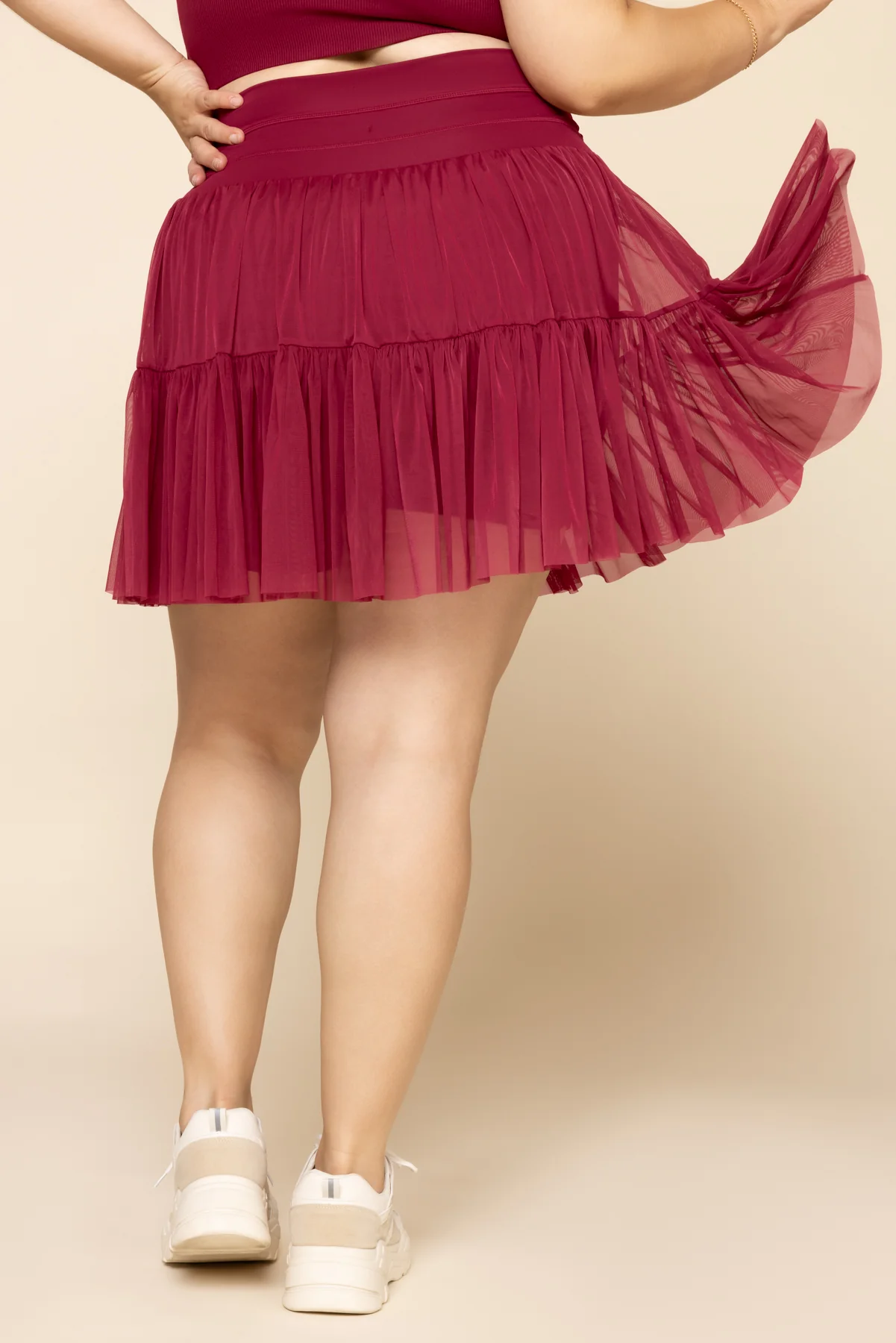 Pirouette Skort - Ruby - Image 9